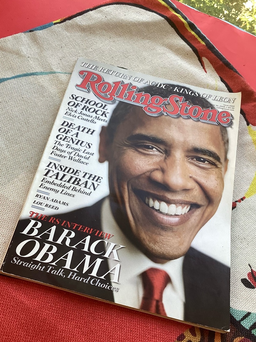 Rolling Stone magazine Barack Obama 2008 cover